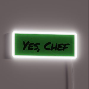 Yes Chef On Green Tape The Bear RGB Neon Sign