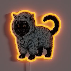 Yeti Kitty RGB Neon Sign