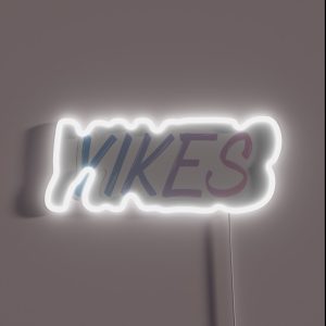 Yikes Blue To Pink Gradient Small RGB Neon Sign