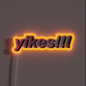 Yikes Gradient RGB Neon Sign