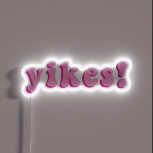 Yikes Pink RGB Neon Sign Yikes Pink RGB Neon Sign
