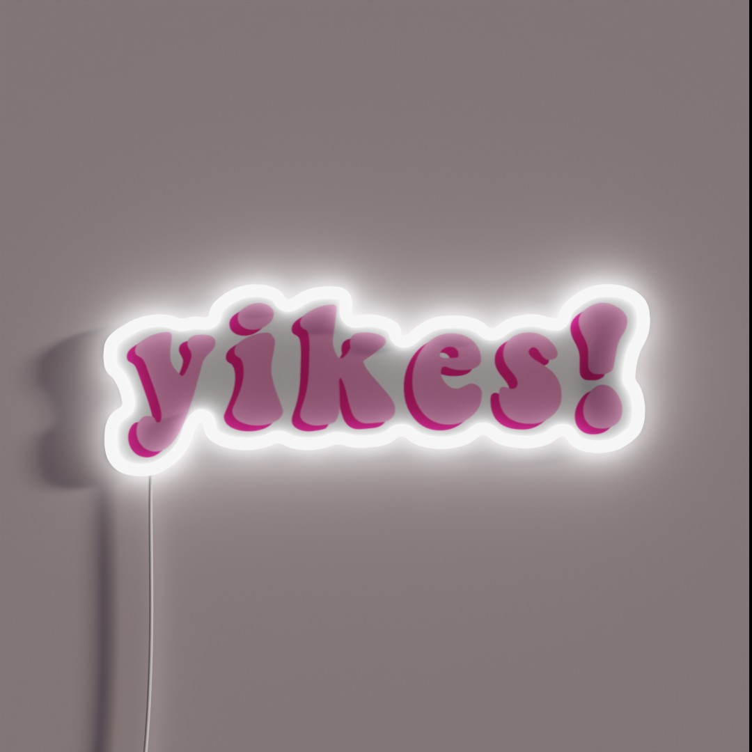 Yikes Pink RGB Neon Sign Yikes Pink RGB Neon Sign