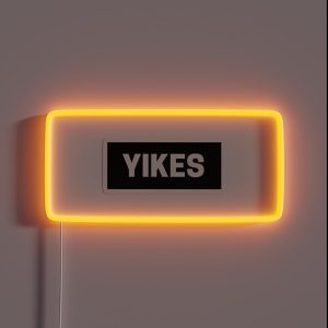 Yikes RGB Neon Sign
