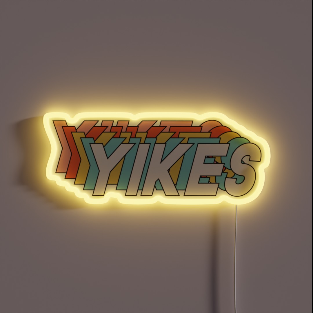 Yikes RGB Neon Sign Yikes RGB Neon Sign