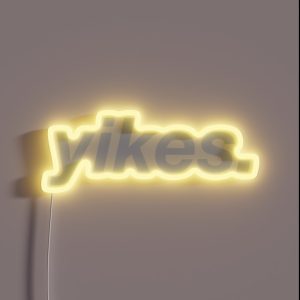 Yikes RGB Neon Sign