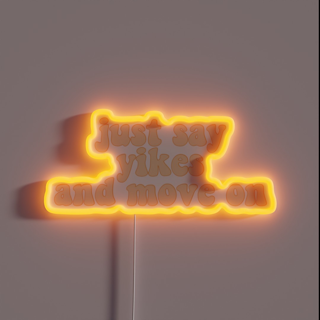 Yikes RGB Neon Sign Yikes RGB Neon Sign