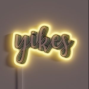 Yikes RGB Neon Sign