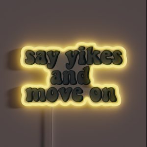 Yikes RGB Neon Sign