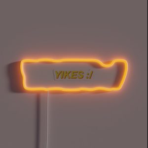 Yikes RGB Neon Sign