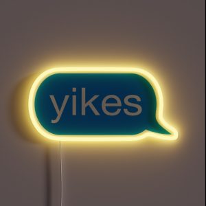 YIKES RGB Neon Sign