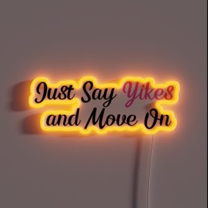 Yikes RGB Neon Sign