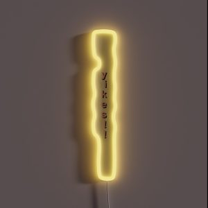 Yikes Vertical RGB Neon Sign