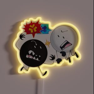 Yin Yang Clashing RGB Neon Sign