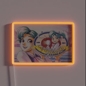Yokohama Kaidashi Kikou Quiet Country Cafe RGB Neon Sign