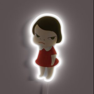 Yoshitomo Nara Red Dress RGB Neon Sign