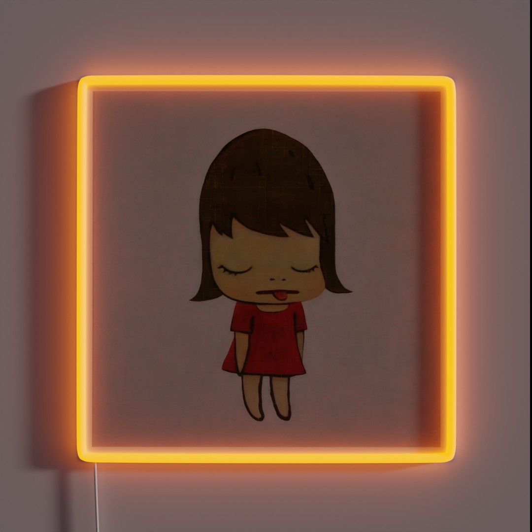 Yoshitomo Nara RGB Neon Sign Yoshitomo Nara RGB Neon Sign