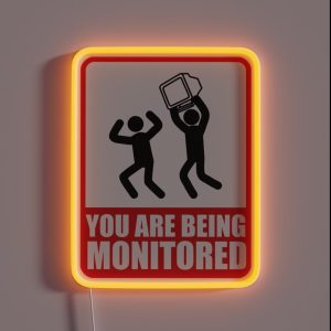 You Are Being Monitored RGB Neon Sign