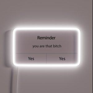 You Are That Bitch RGB Neon Sign