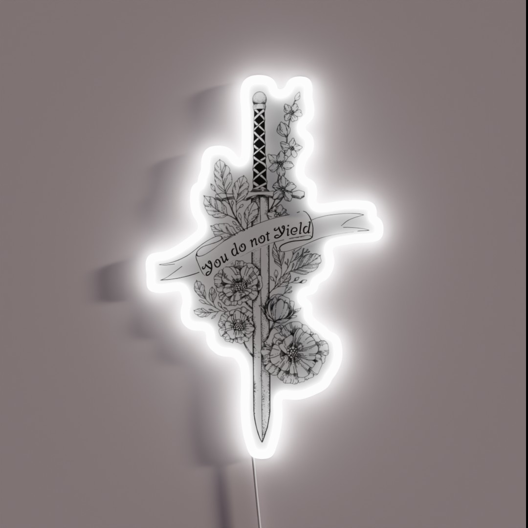 You Do Not Yield RGB Neon Sign You Do Not Yield RGB Neon Sign