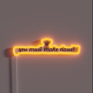 You Must Make Haste Bridgerton Quote RGB Neon Sign