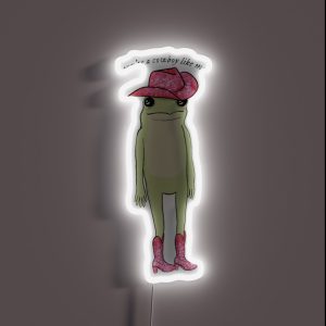 You Re A Cowboy Like Me Frog RGB Neon Sign