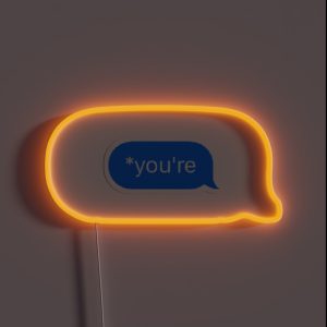 You Re Correction RGB Neon Sign You Re Correction RGB Neon Sign