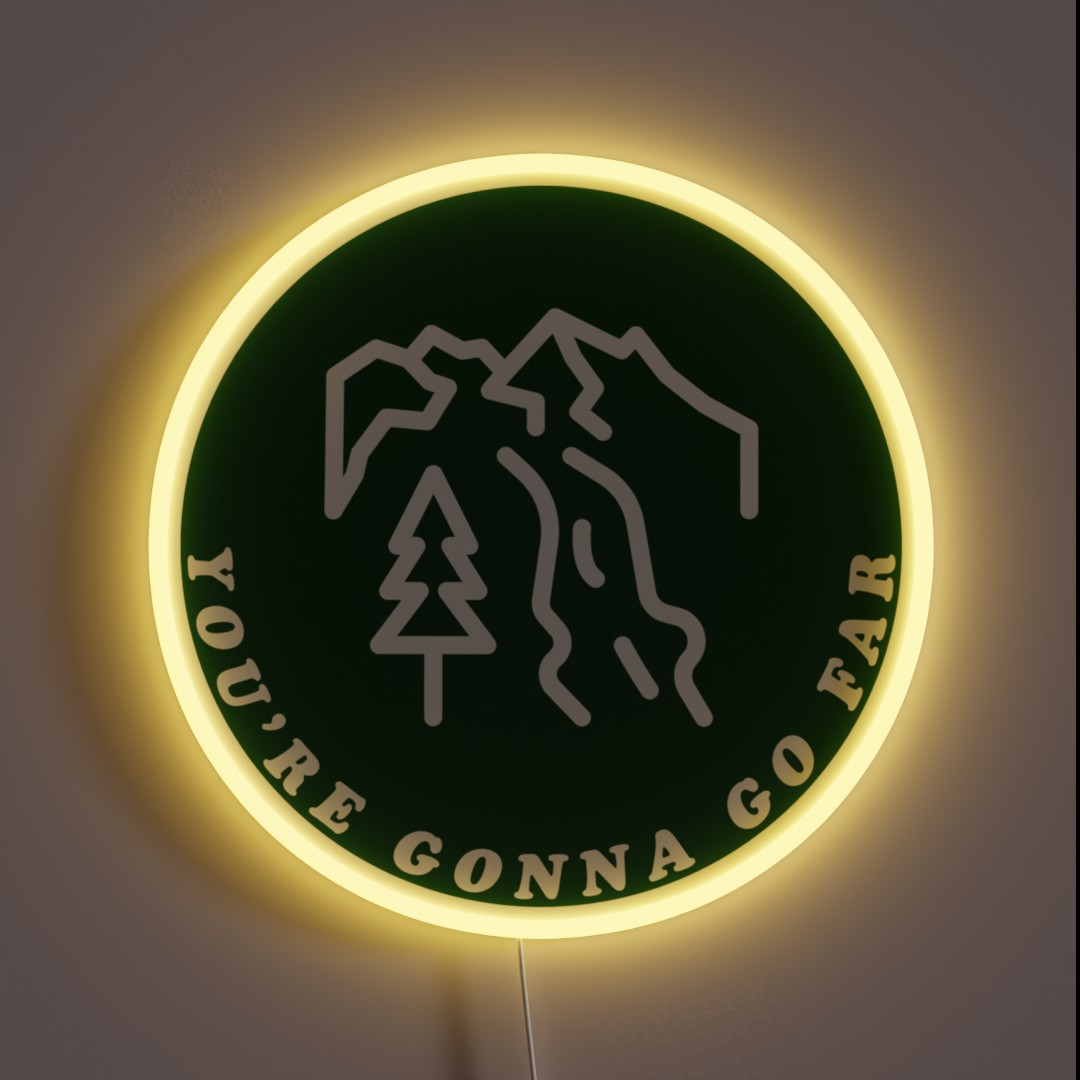You Re Gonna Go Far RGB Neon Sign You Re Gonna Go Far RGB Neon Sign