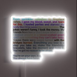 You Re On Your Own Kid You Were RGB Neon Sign