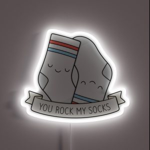 You Rock My Socks RGB Neon Sign