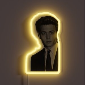 Young Johnny Depp 3 RGB Neon Sign