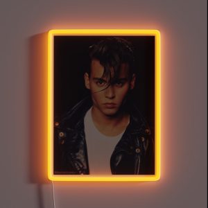 Young Johnny Depp RGB Neon Sign