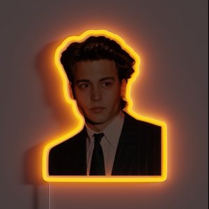 Young Johnny Depp RGB Neon Sign