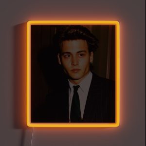 Young Johnny Depp RGB Neon Sign