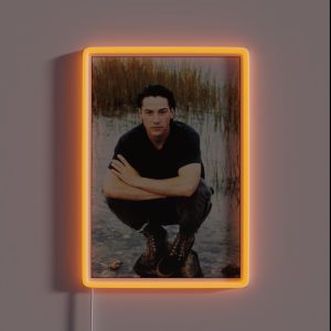 Young Keanu Reeves RGB Neon Sign