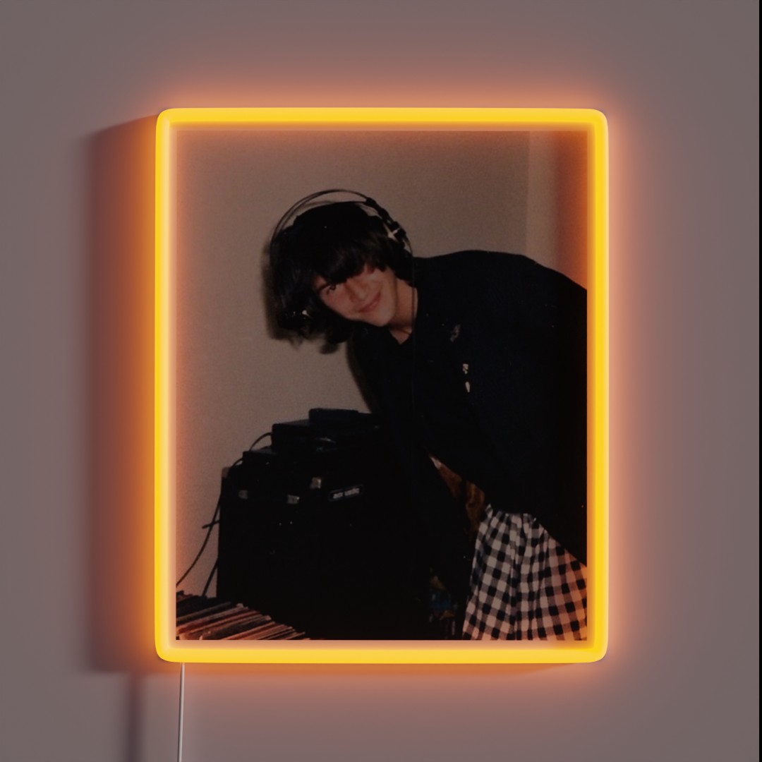 Young Keanu Reeves RGB Neon Sign Young Keanu Reeves RGB Neon Sign