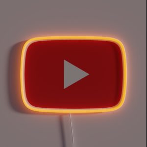 Youtube Button RGB Neon Sign