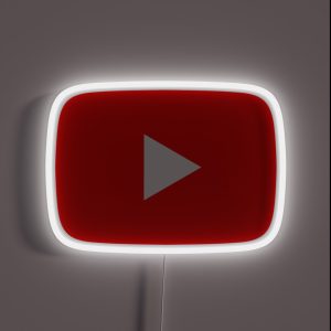 Youtube Logo RGB Neon Sign