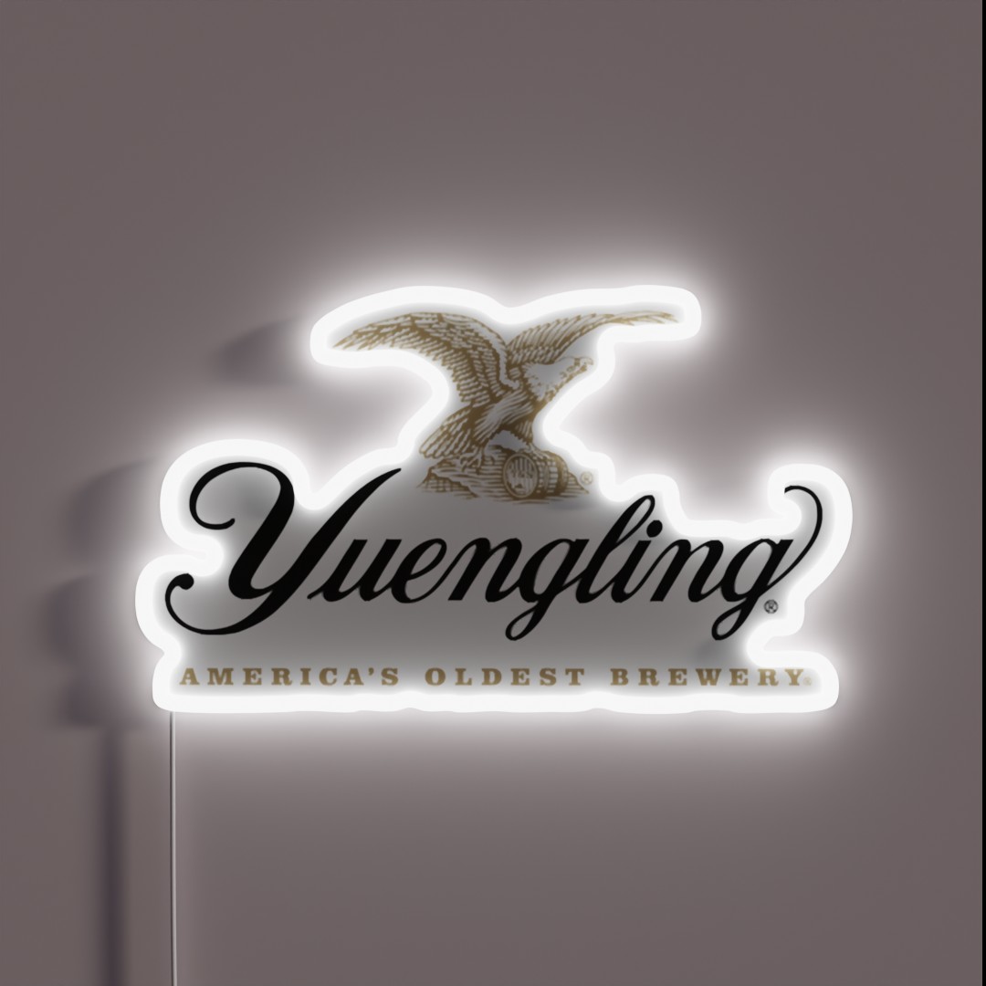 Yuengling Lager Beer Logo RGB Neon Sign Yuengling Lager Beer Logo RGB Neon Sign