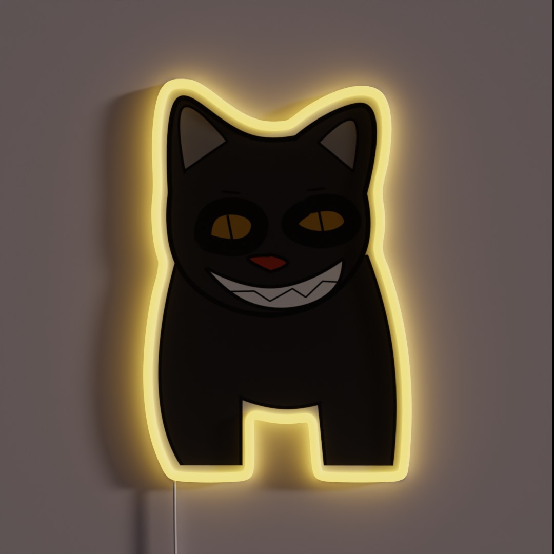 Yule Cat RGB Neon Sign Yule Cat RGB Neon Sign