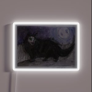 Yule Cat RGB Neon Sign