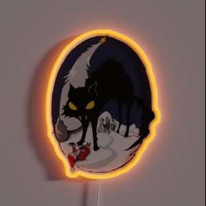 Yule Cat RGB Neon Sign