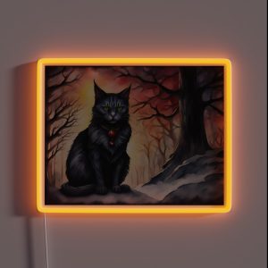 Yule Cat RGB Neon Sign
