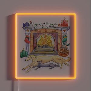 Yule Logs RGB Neon Sign