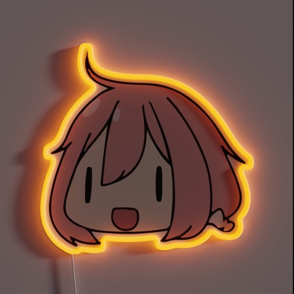 Yuru Camp Nadeshiko Kagamihara RGB Neon Sign