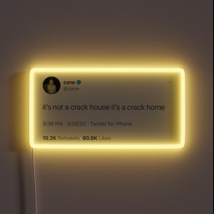 Zane Tweet Vlog Squad RGB Neon Sign