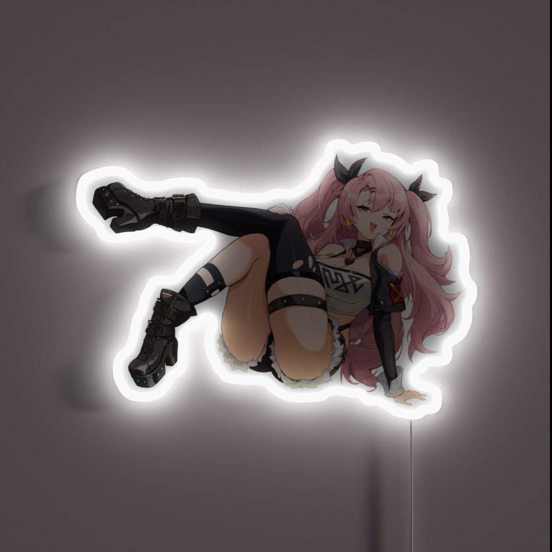 Zenless Zone Zero Nicole Legs RGB Neon Sign Zenless Zone Zero Nicole Legs RGB Neon Sign