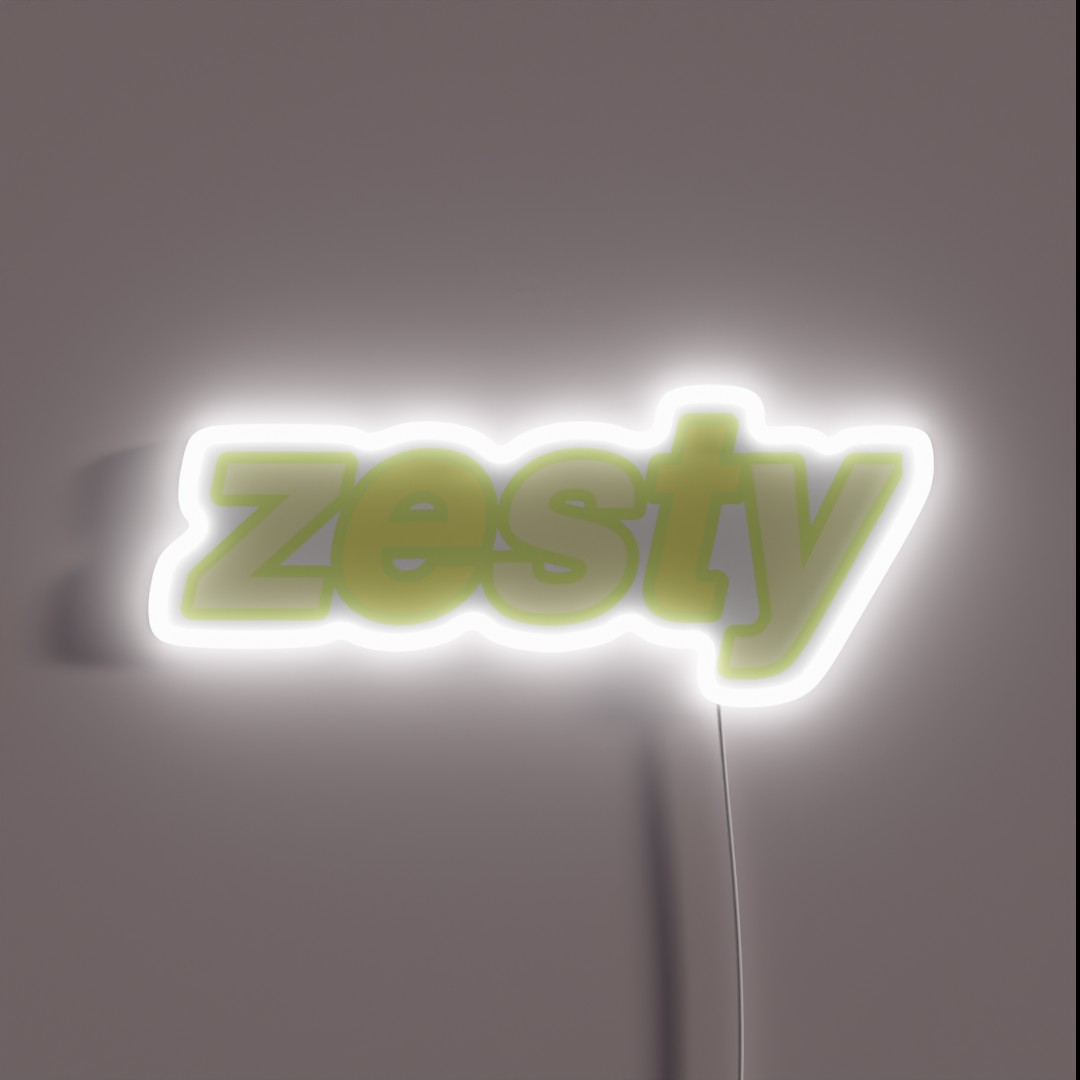 Zesty RGB Neon Sign Zesty RGB Neon Sign