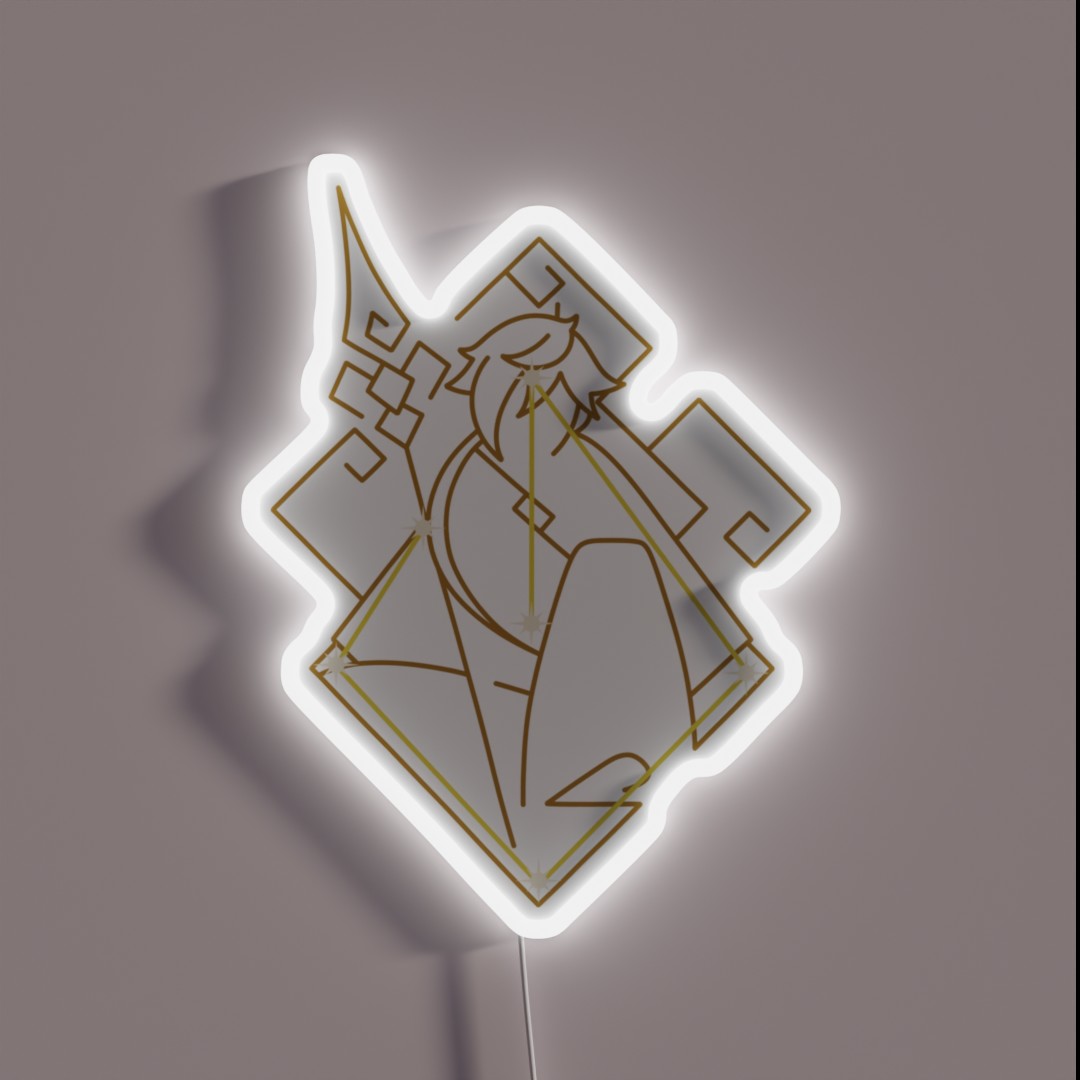 Zhongli Constellation RGB Neon Sign Zhongli Constellation RGB Neon Sign