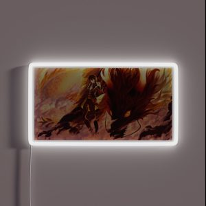 Zhongli Dragon Genshin Impact RGB Neon Sign
