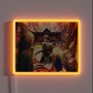 Zhongli Genshin Impact RGB Neon Sign